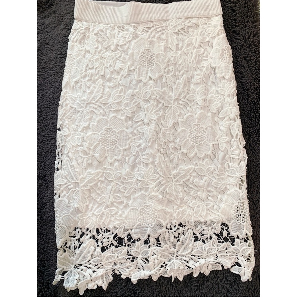 Haute Monde Lined Lace Skirt